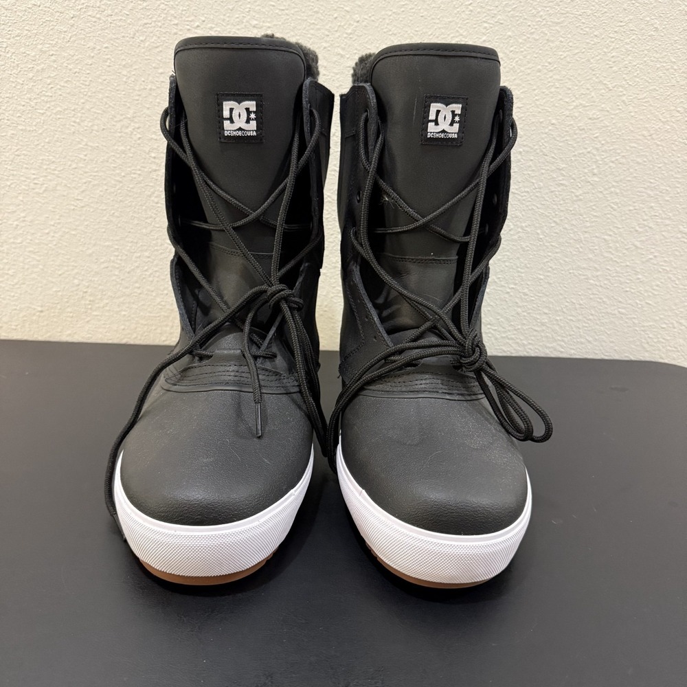 DC Reach Boots Men's US 11.5 Black Leather Insulated‎ ADYS300762 NWOT